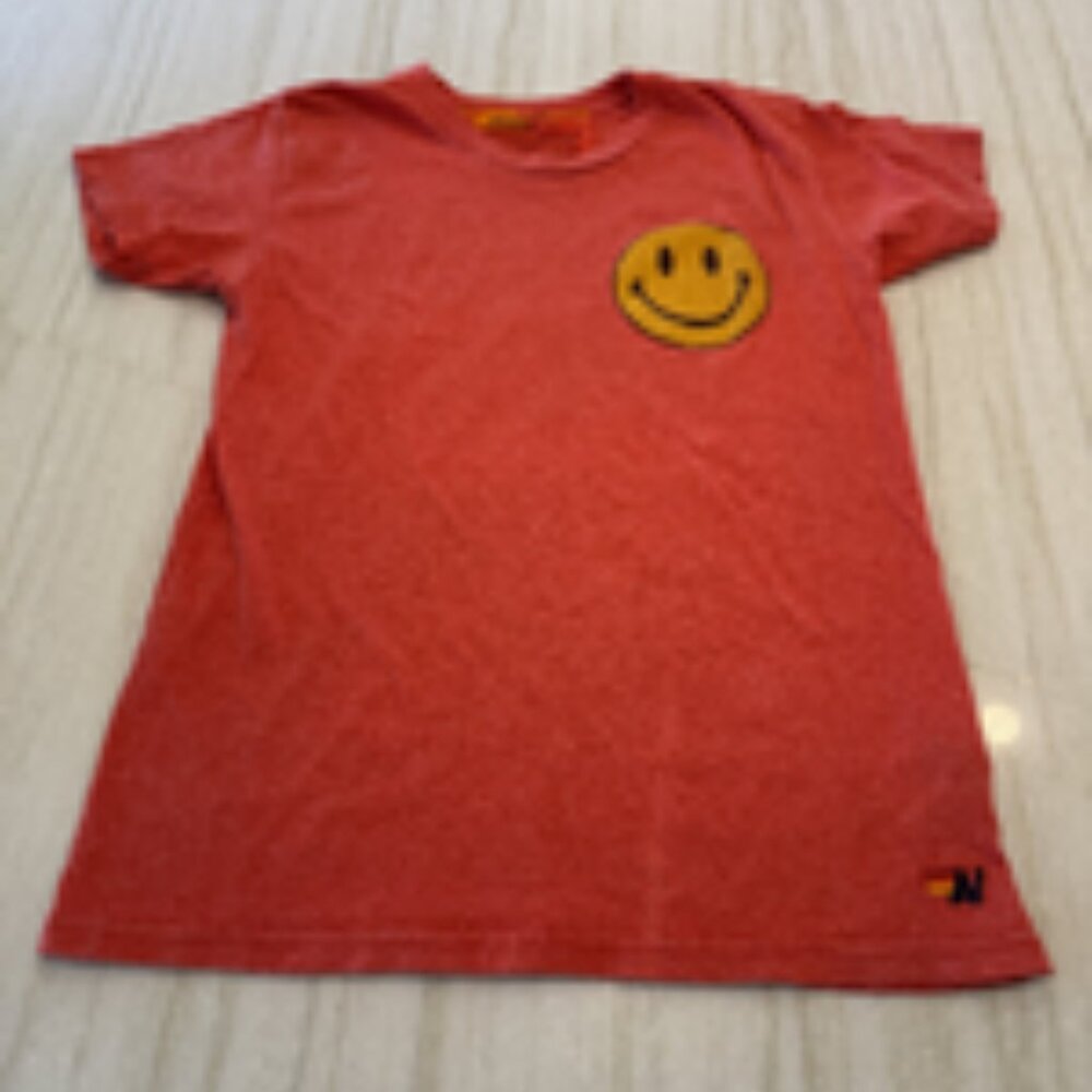 Aviator Nation Kids Smiley 2 Tee SIZE 14